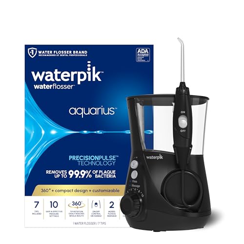 Aquarius Countertop Water Flosser with 10 Settings
