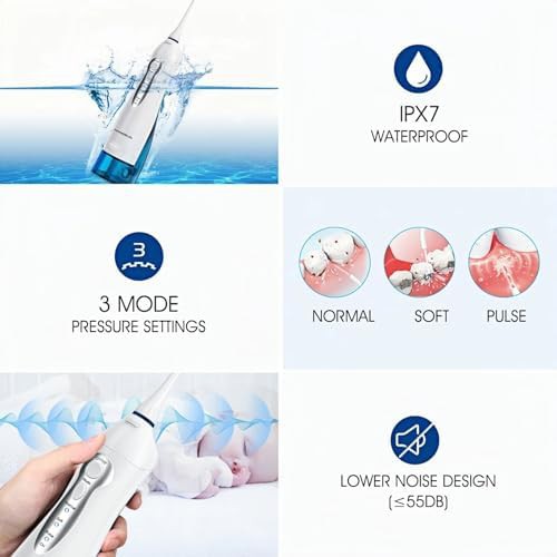 Rechargeable travel water jet with three modes — photo 4