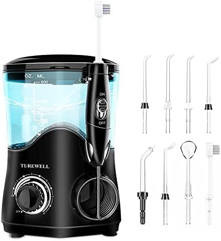 Dental water flosser for braces and teeth