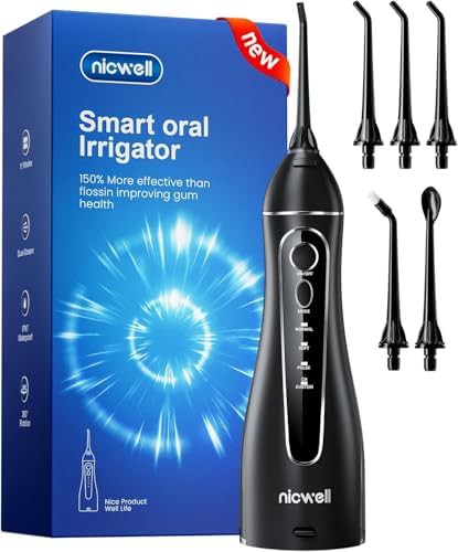 Water Flosser for Braces with Five Tips