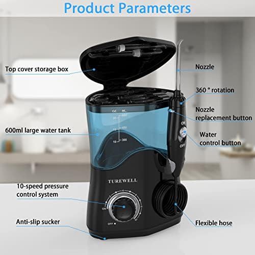 Turewell teeth cleaner water flosser system — photo 3