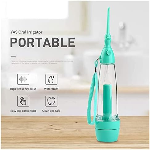 Green manual air pressure water flosser — photo 4