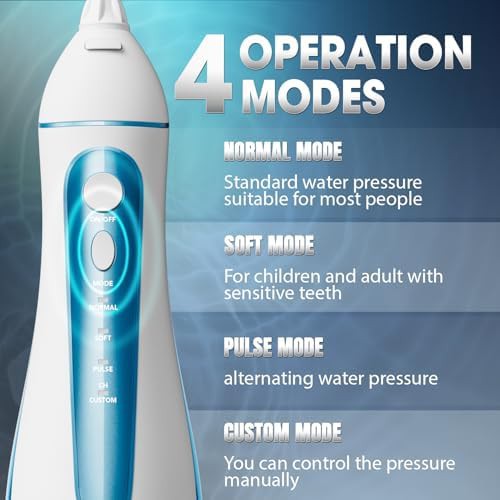 Cordless Portable Water Flosser with Four Modes — photo 3