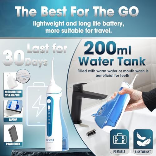Cordless Portable Water Flosser with Four Modes — photo 4