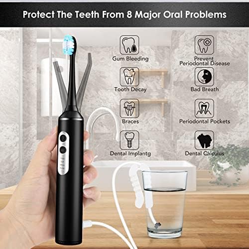 Ultrasonic Toothbrush and Water Cleaner Combo — photo 5