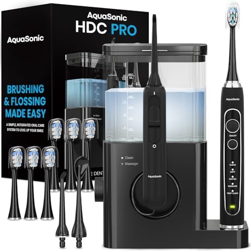Black series pro toothbrush and flosser combo