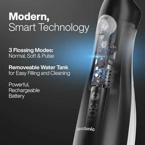 Cordless rechargeable water flosser for braces — photo 4
