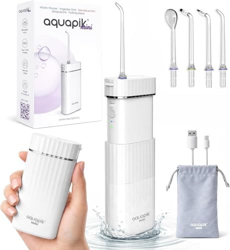 Mini White Telescopic Water Flosser