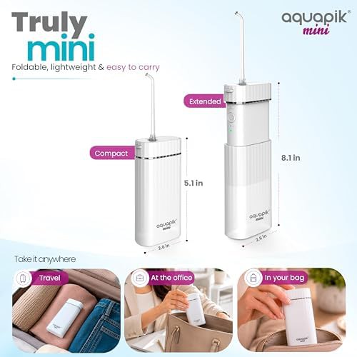 Mini White Telescopic Water Flosser — photo 3