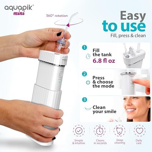 Mini White Telescopic Water Flosser — photo 4