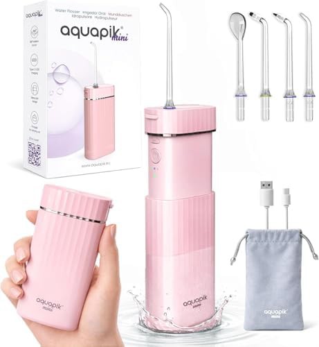 Mini Pink Telescopic Water Flosser