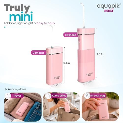 Mini Pink Telescopic Water Flosser — photo 3