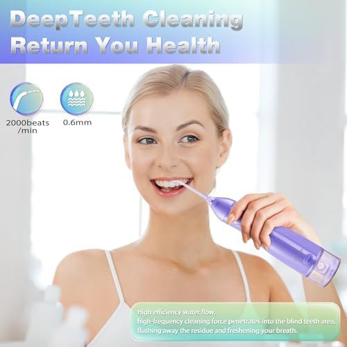 Cordless dental oral irrigator for braces — photo 3