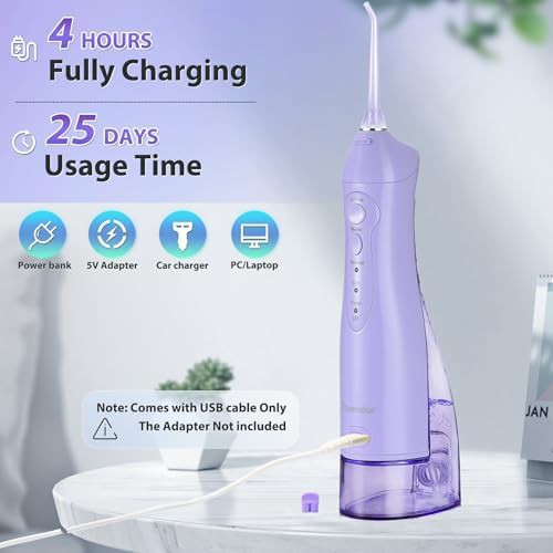 Cordless dental oral irrigator for braces — photo 5