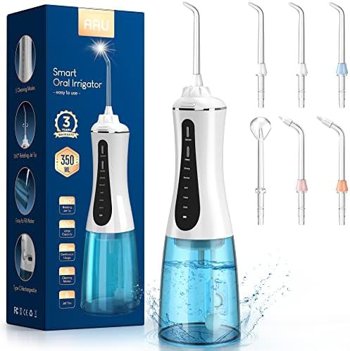 Five mode portable rechargeable flosser