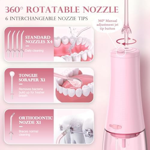 Pink Water Flosser with Large Tank — photo 5