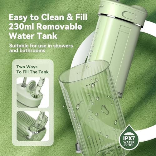 Mini portable travel flosser in white — photo 4