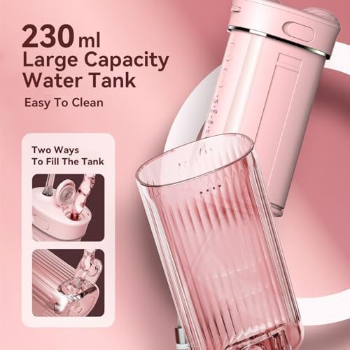 Compact mini travel flosser in blue — photo 5