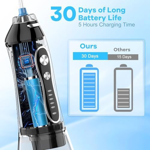 Portable dental pick with five cleaning modes — photo 4