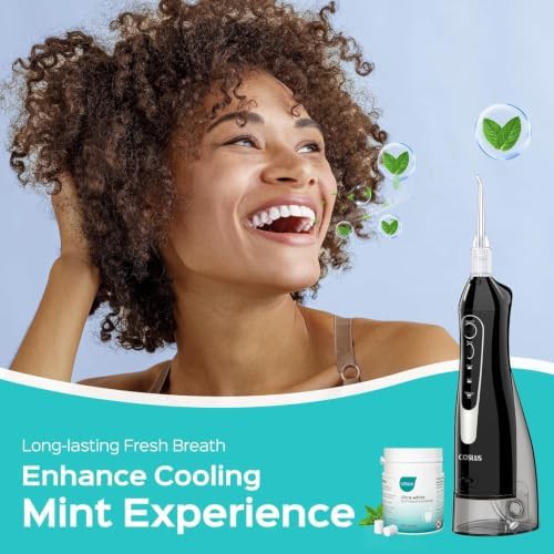 Black water flosser whitening set — photo 5