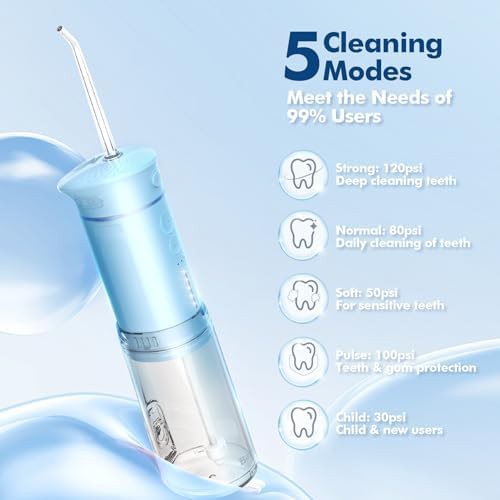 Telescopic mini travel flosser for dental care — photo 3
