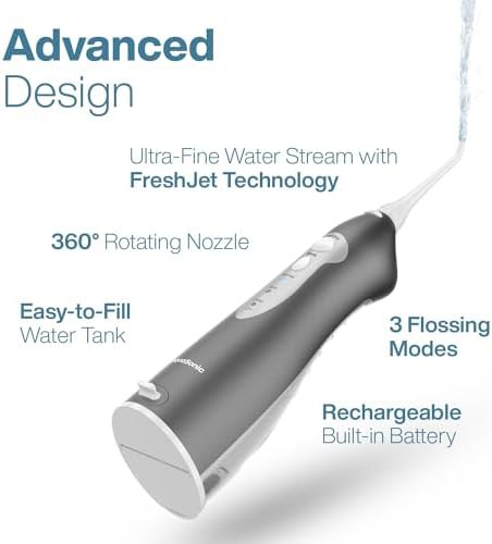 Portable water flosser with five jet tips — photo 3