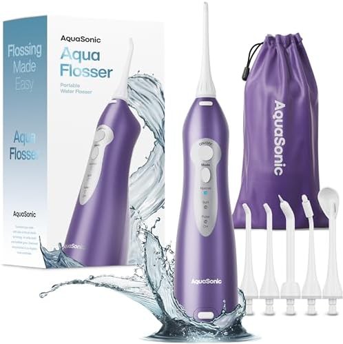 Waterproof oral irrigator for braces cleaning