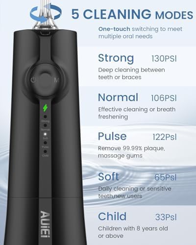 Black Five Mode Portable Oral Irrigator — photo 5