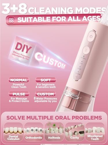 Waterproof cordless dental flosser for braces care — photo 3