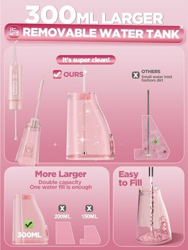 Waterproof cordless dental flosser for braces care — photo 4