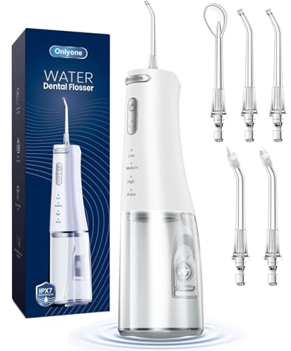 Water Flosser with Adjustable Water Pressure for Daily Oral Care