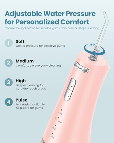 Pink travel irrigator with large tank — photo 3