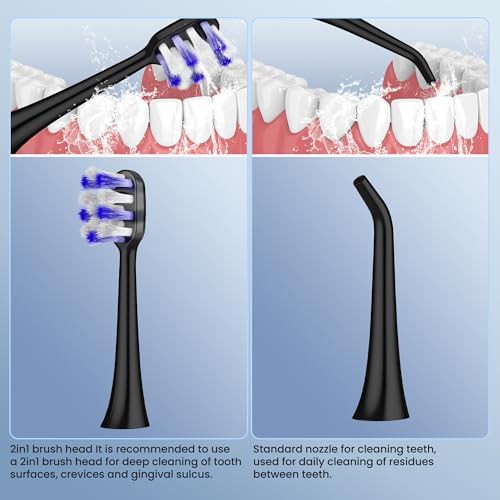 Carbon black cordless toothbrush and flosser combo — photo 5