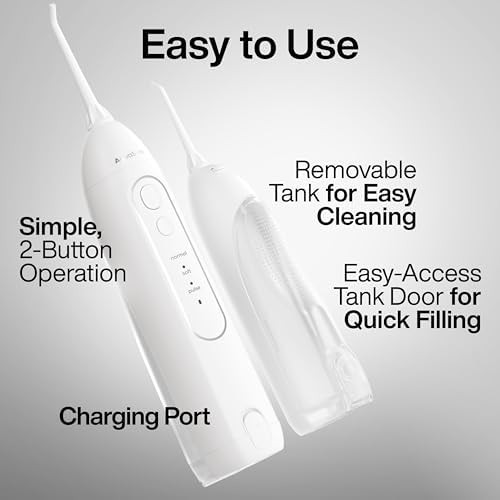 Pearl white icon cordless oral irrigator — photo 4
