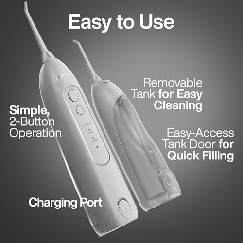 Stone grey icon cordless oral irrigator — photo 4
