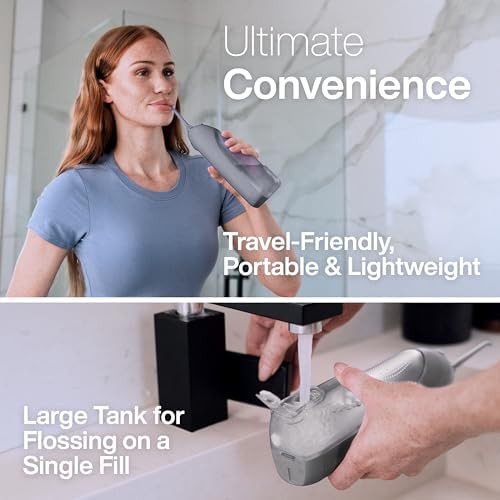 Stone grey icon cordless oral irrigator — photo 5
