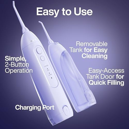 Lilac purple icon cordless oral irrigator — photo 4