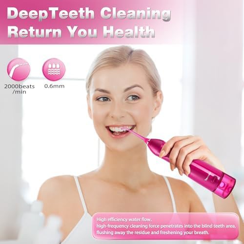 Electric water dental flosser teeth pick — photo 4