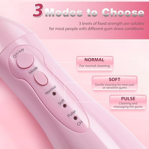Cordless dental oral irrigator with three modes — photo 4