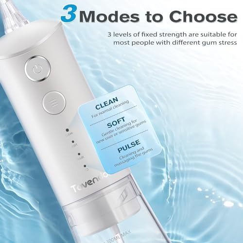 Rechargeable dental oral irrigator with five tips — photo 4