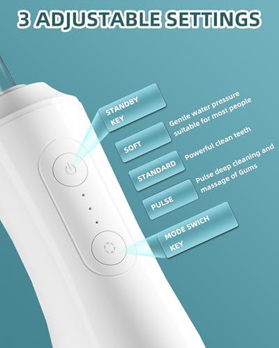 White three hundred ml water flosser — photo 3