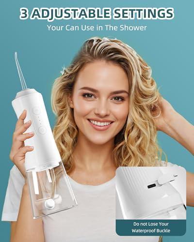 White three hundred ml water flosser — photo 4