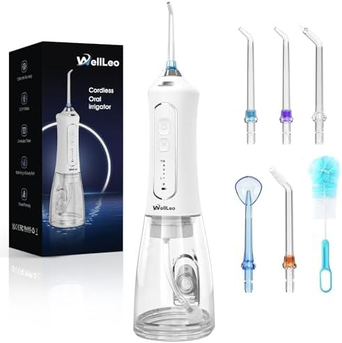 Rechargeable water flosser for braces care