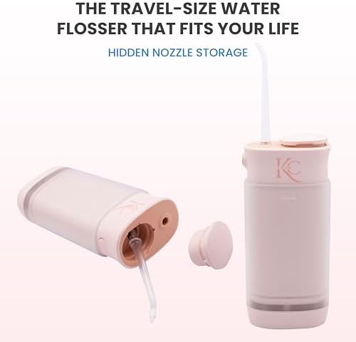 Pink travel friendly dental water flosser — photo 4