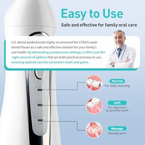 Rechargeable portable flosser with 300ml tank — photo 3