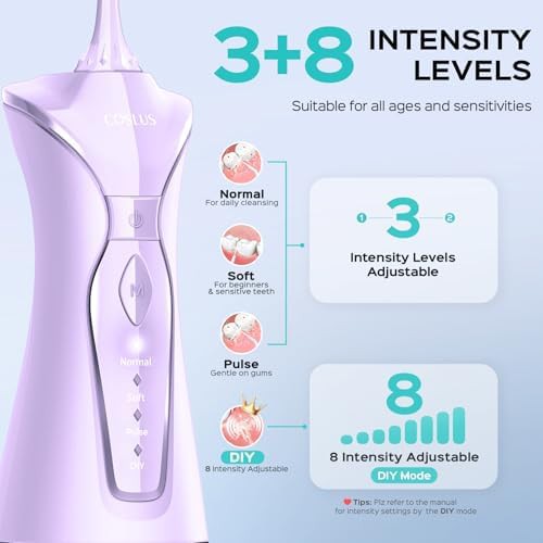 Purple DIY mode flosser with four tips — photo 4