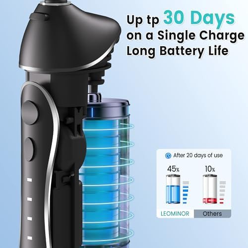 Black travel flosser with 300ml tank — photo 4