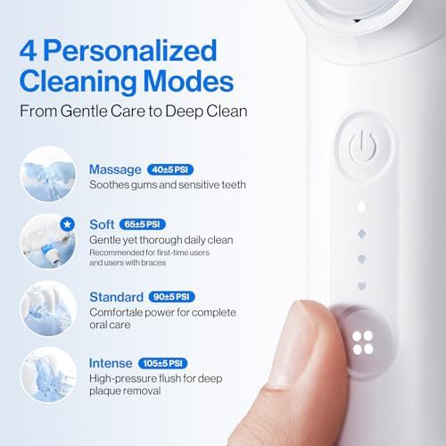Portable Travel Water Flosser in White — photo 4