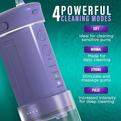 Rechargeable adult flosser for sensitive gums — photo 4