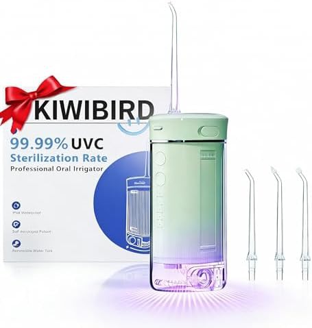 Mini Green Water Flosser with UVC